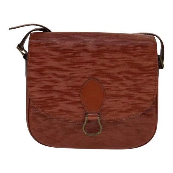 LOUIS VUITTON Epi Saint Cloud GM Shoulder Bag Brown M52193 LV Auth 111133 - Picture 10 of 15